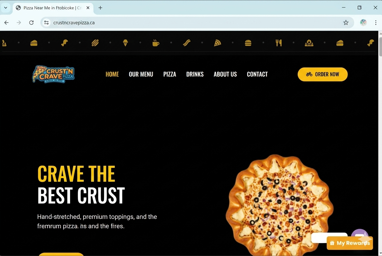 Crust n Crave Pizza Canada Screenshot